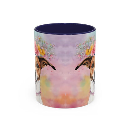 Jack Russell 03 Accent Coffee Mug - Dog Lover Gift