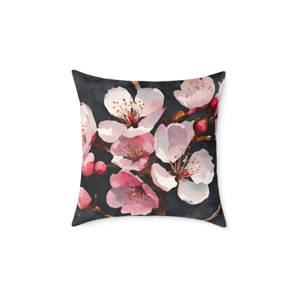Cherry Blossom 02 Poly Pillow - Natures Beauty Design