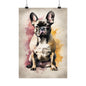 Dogs French Bulldog 02 Matte Vertical Poster