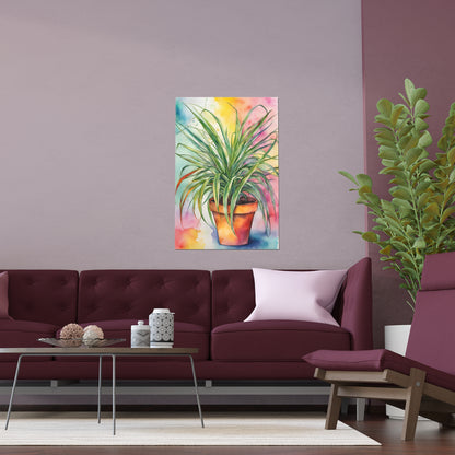 Multicolored Pot Plant 15 Indoor and Outdoor Silk Poster