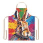 Multicolored Hare Adult Apron (AOP)