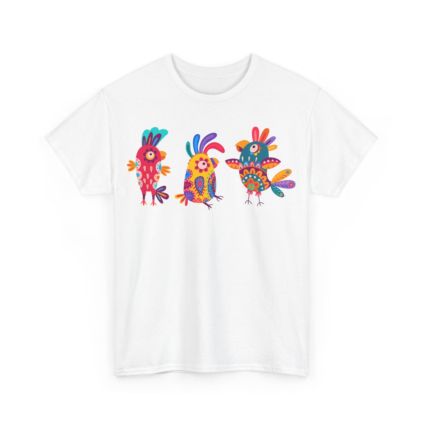 Jazzy birds 10 Unisex Heavy Cotton Tee