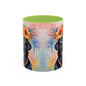 Labrador 03 Accent Coffee Mug - Dog Lover Gift