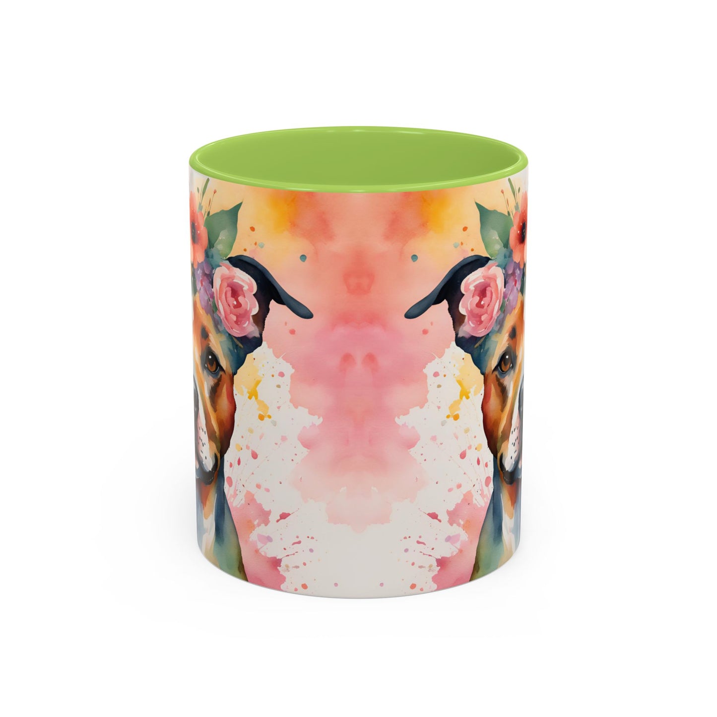 Staffordshire Bull Terrier 03 Accent Coffee Mug - Dog Lover Gift