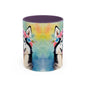 Husky 01 Accent Coffee Mug - Dog Lover Gift