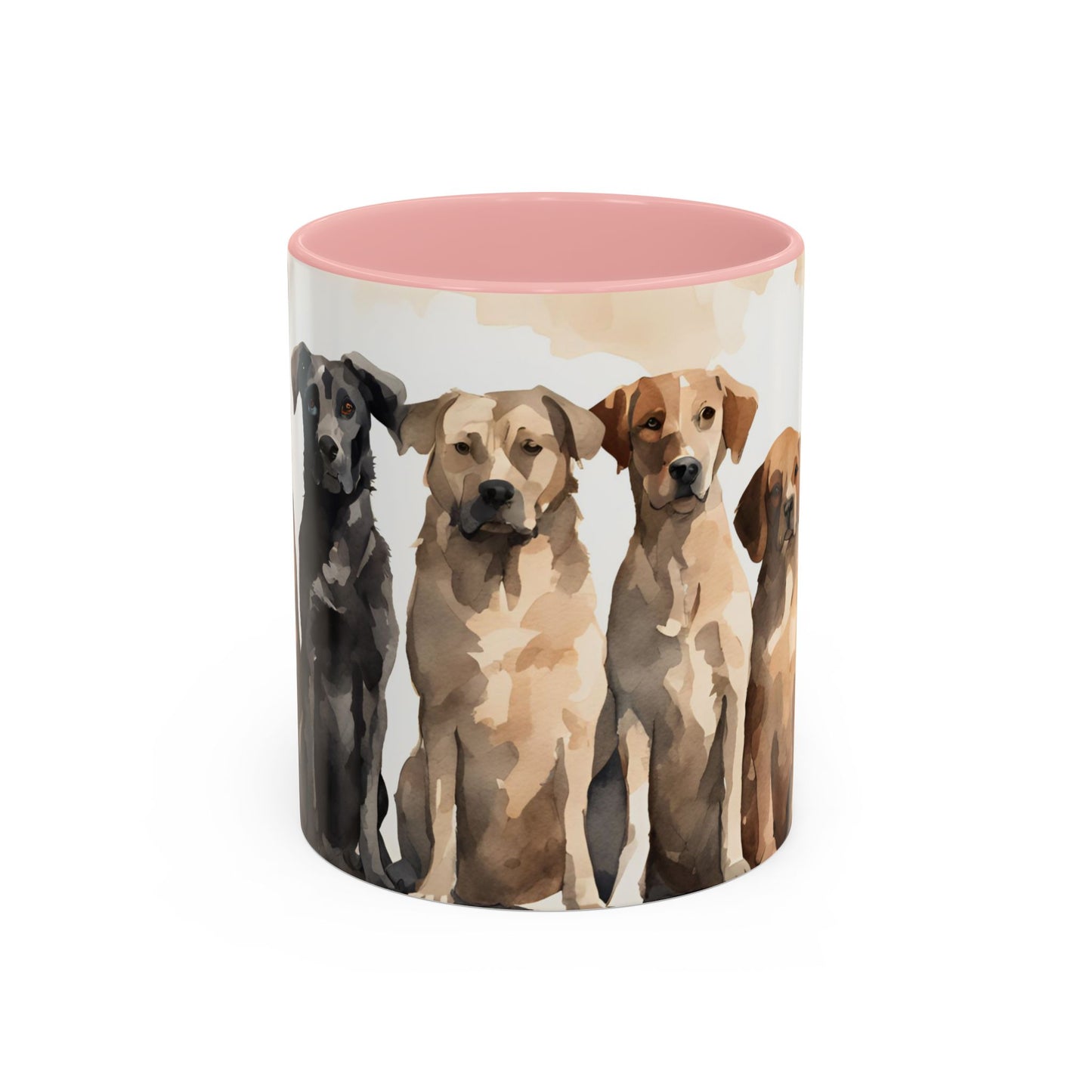 Doggies in a Row 3 Accent Mug 11oz