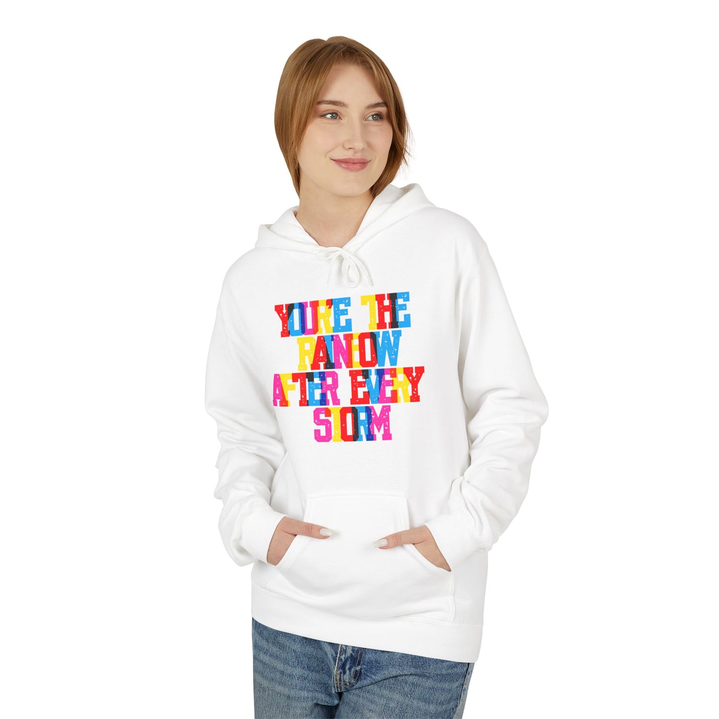 You’re The Rainbow After Every Storm Unisex Valentines Hoodie