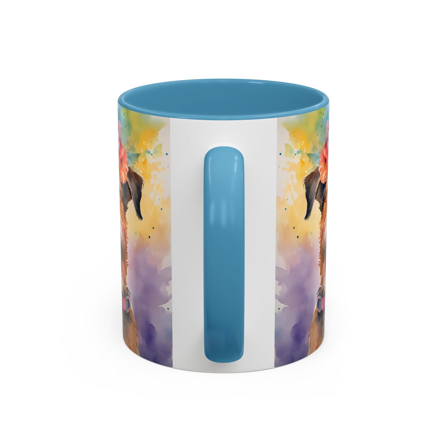Border Terrier 04 Accent Coffee Mug - Dog Lover Gift