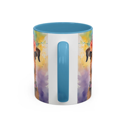 Border Terrier 04 Accent Coffee Mug - Dog Lover Gift