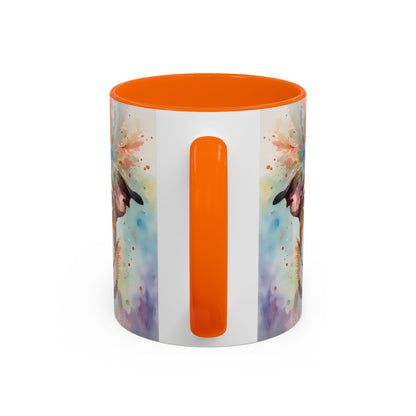 Jack Russell 04 Accent Coffee Mug - Dog Lover Gift