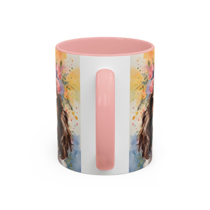 Springer Spaniel 03 Accent Coffee Mug - Dog Lover Gift