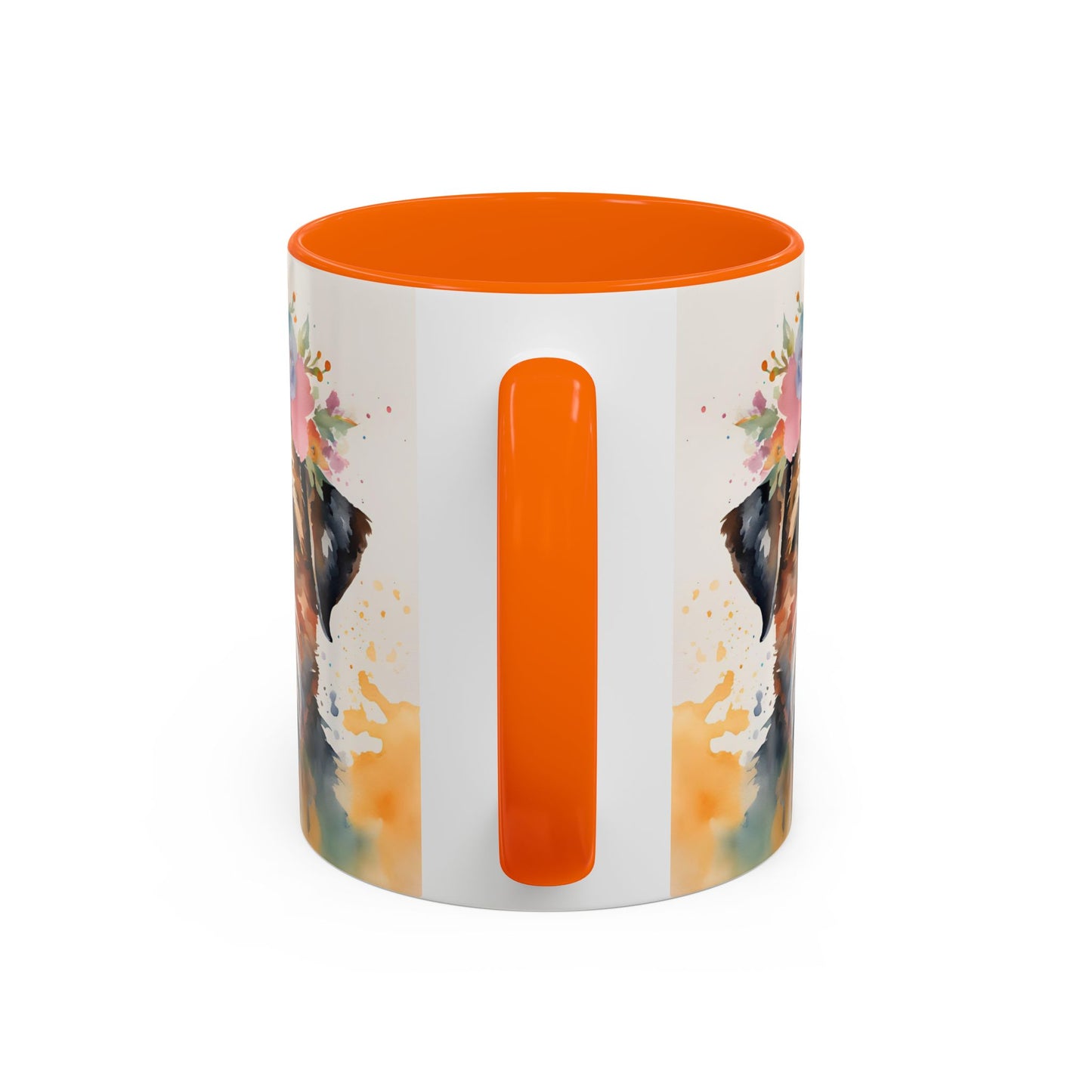 Border Terrier 03 Accent Coffee Mug - Dog Lover Gift