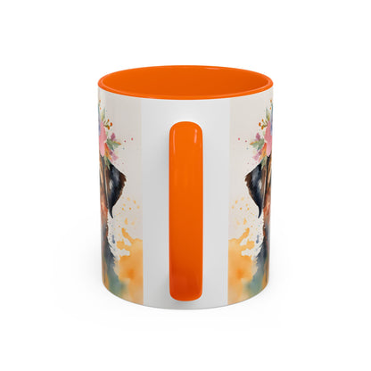 Border Terrier 03 Accent Coffee Mug - Dog Lover Gift