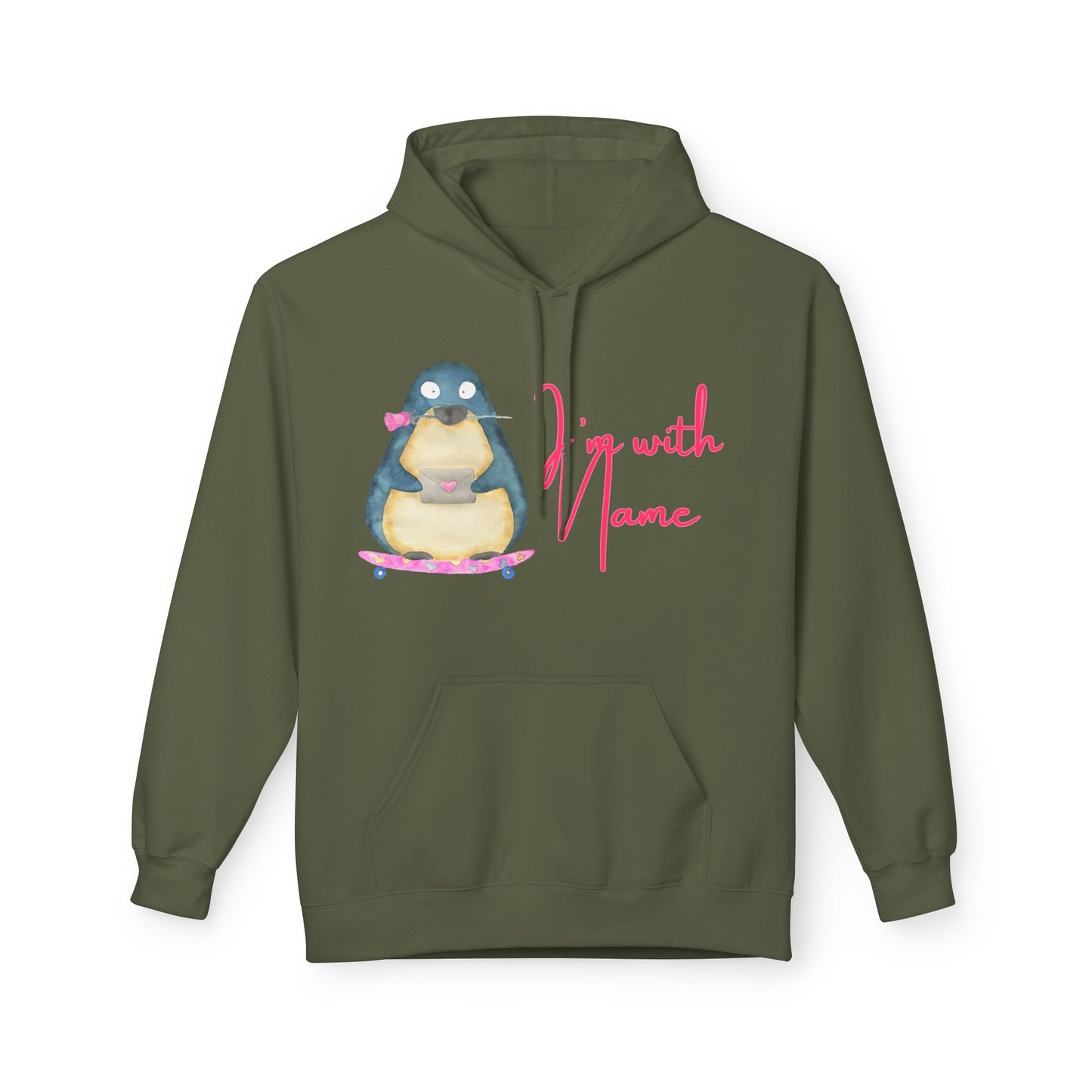 (Personalizable) I’m with (NAME) Unisex Valentines Hoodie