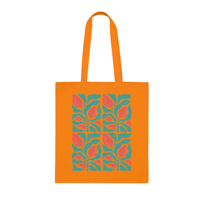 Abstract flowers 11 Cotton Tote