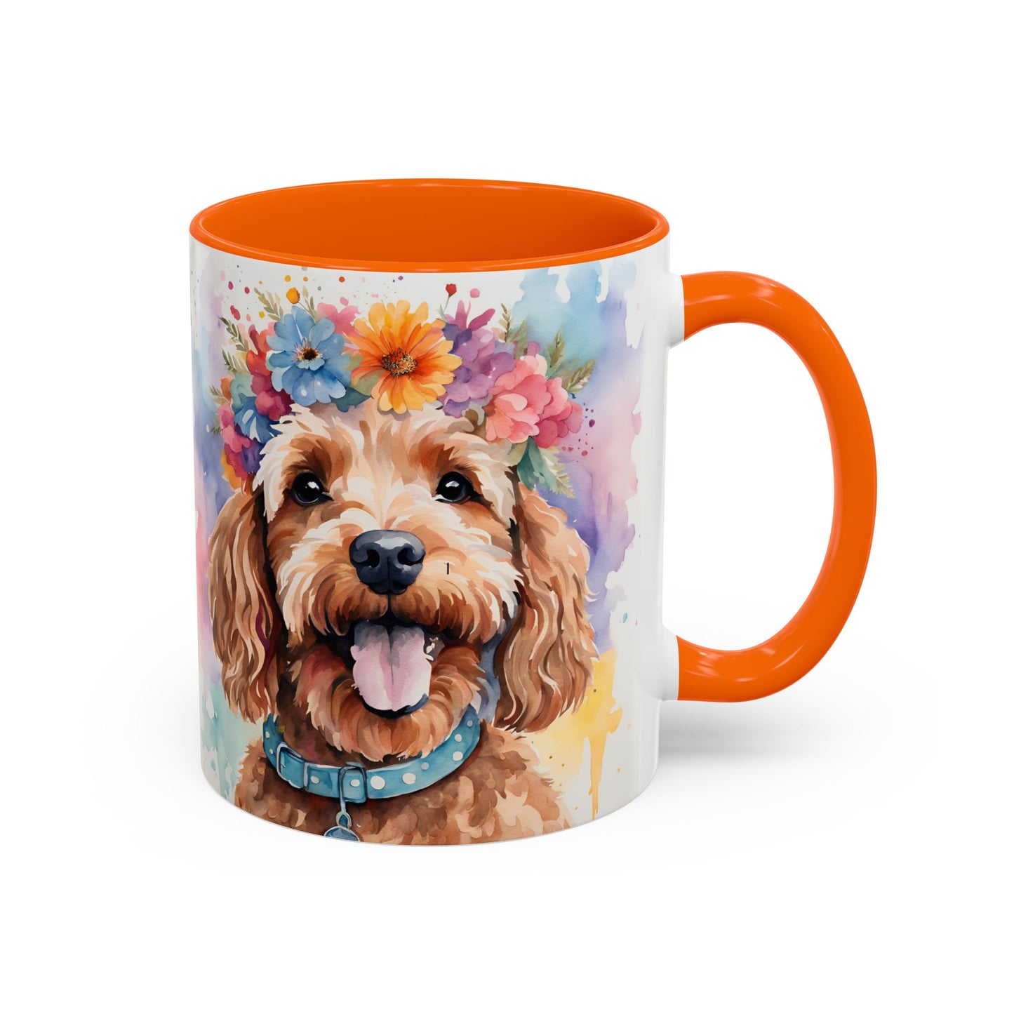 Cockapoo 02 Accent Coffee Mug - Dog Lover Gift