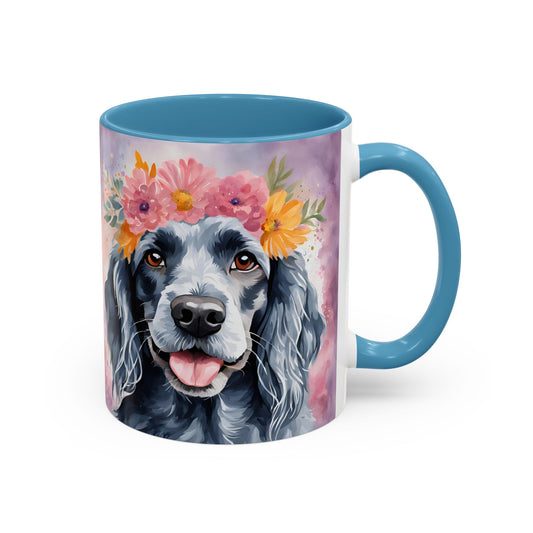 Blue Roan Cocker Spaniel 02 Accent Coffee Mug - Dog Lover Gift