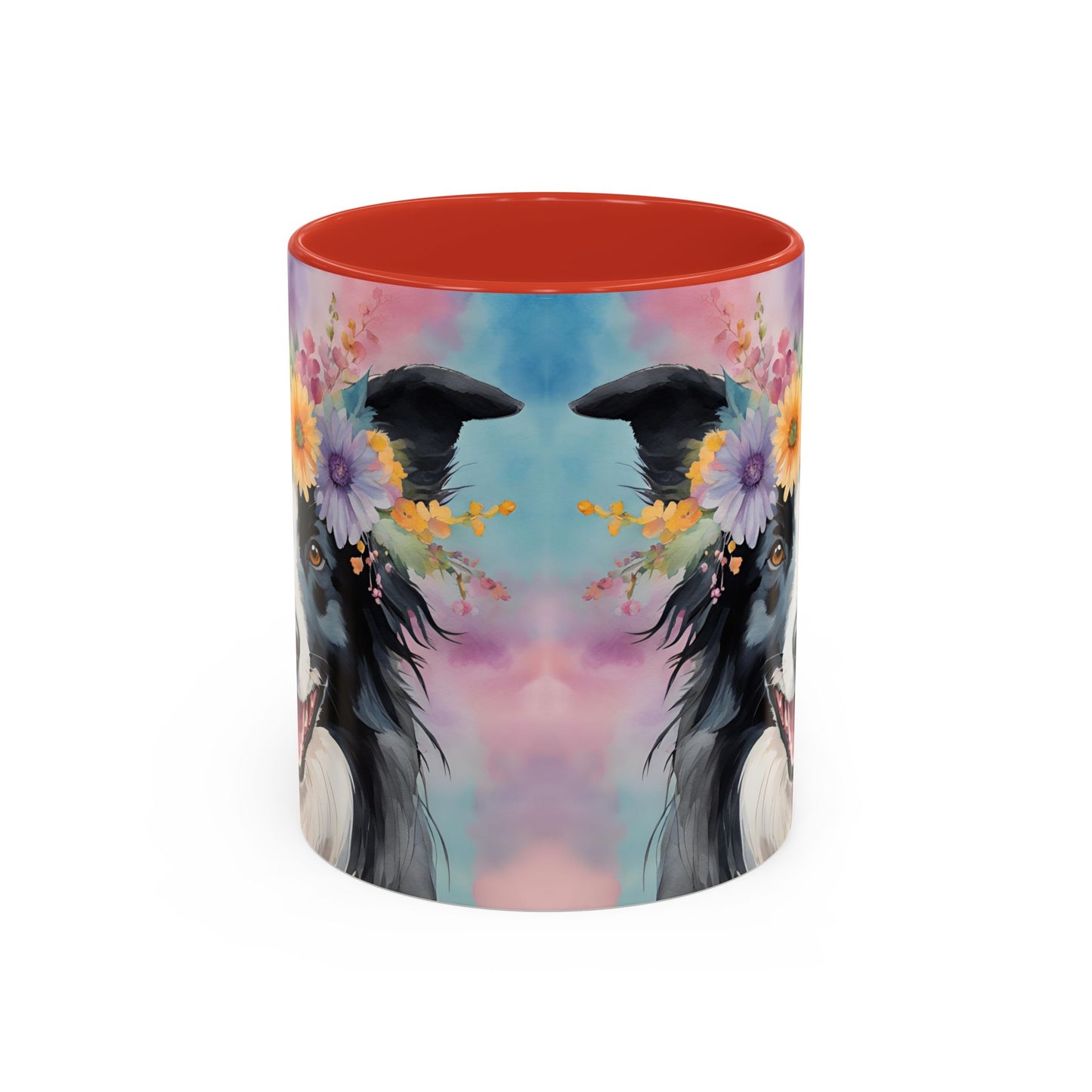 Border Collie 03 Accent Coffee Mug - Dog Lover Gift