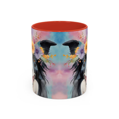 Border Collie 03 Accent Coffee Mug - Dog Lover Gift