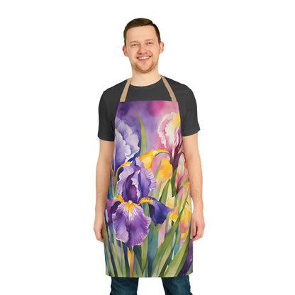 Irises 03 Apron 5-Color Straps