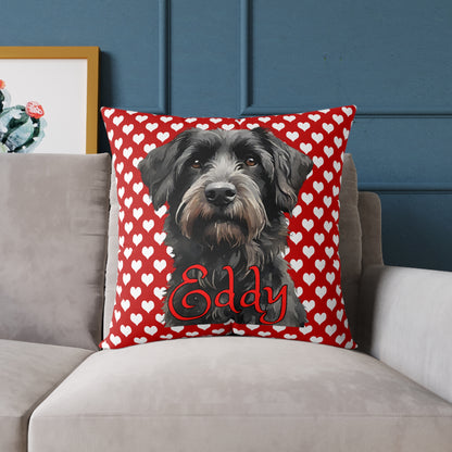 Personalized Valentine Pet Eddy Poly Cushion/Pillow 5 sizes