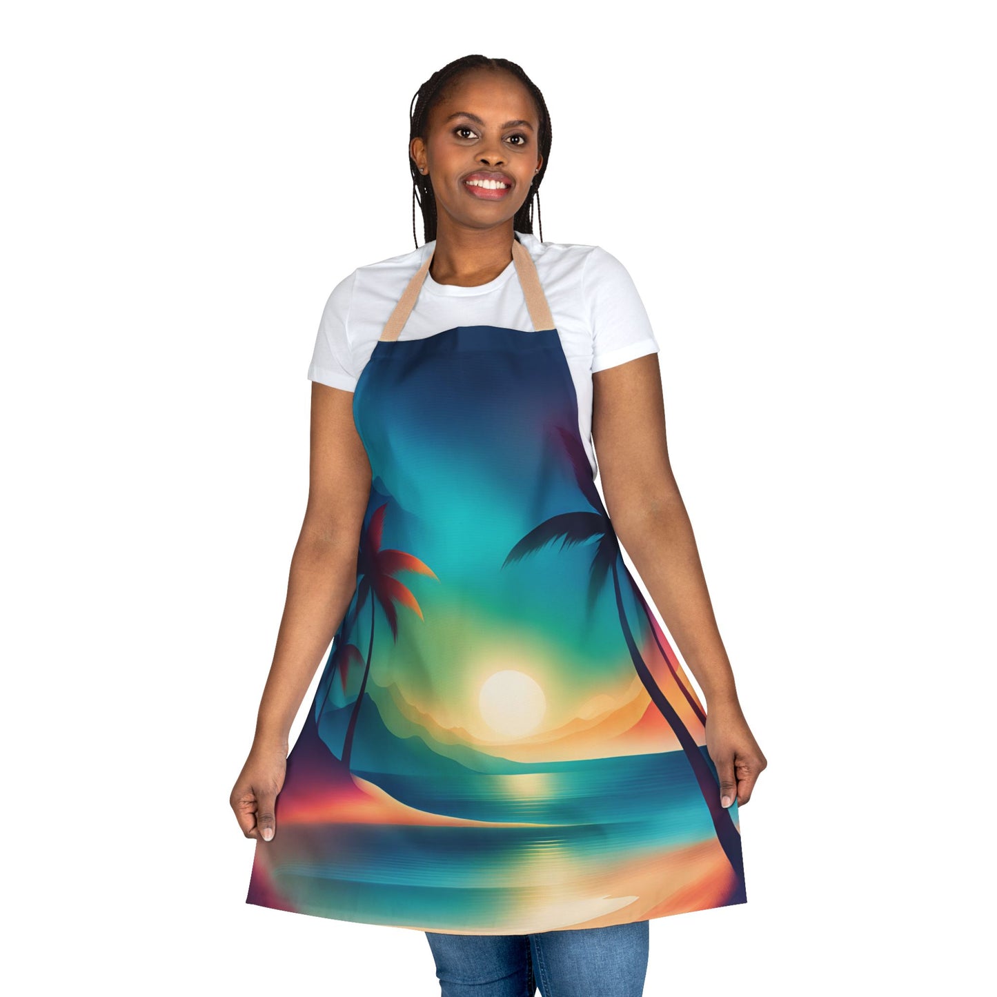 Aloha 1 Apron, 5 Color Straps (AOP)