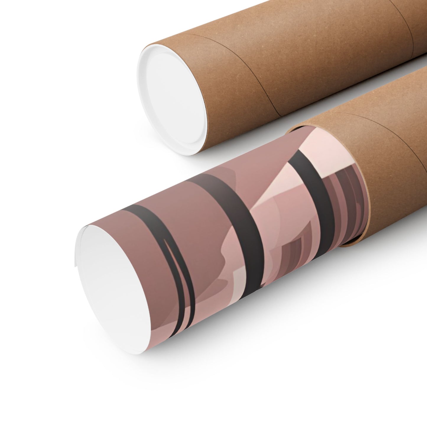 Lonely Forest Pink 21 Matte Square Posters