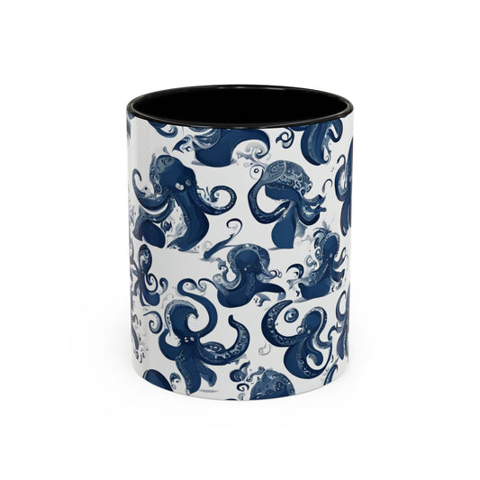 Octopus 3 Accent Coffee Mug (11oz)