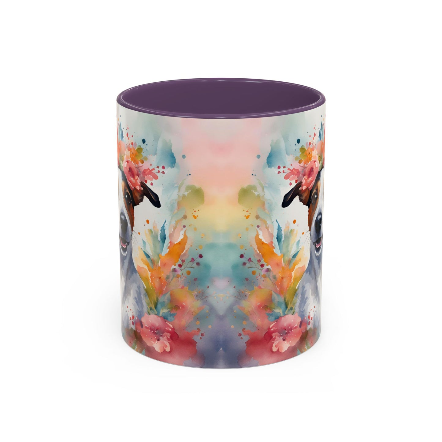 Jack Russell 02 Accent Coffee Mug - Dog Lover Gift