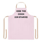 Kiss The Cook (Or Starve) Apron, Cooking Pun