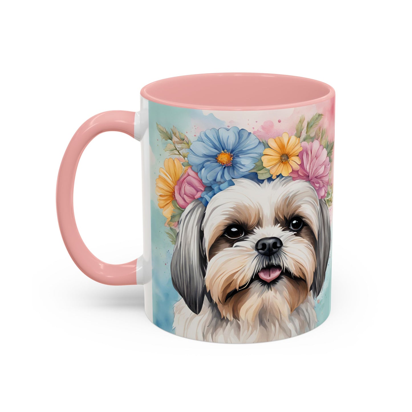 Shih Tzu 02 Accent Coffee Mug - Dog Lover Gift