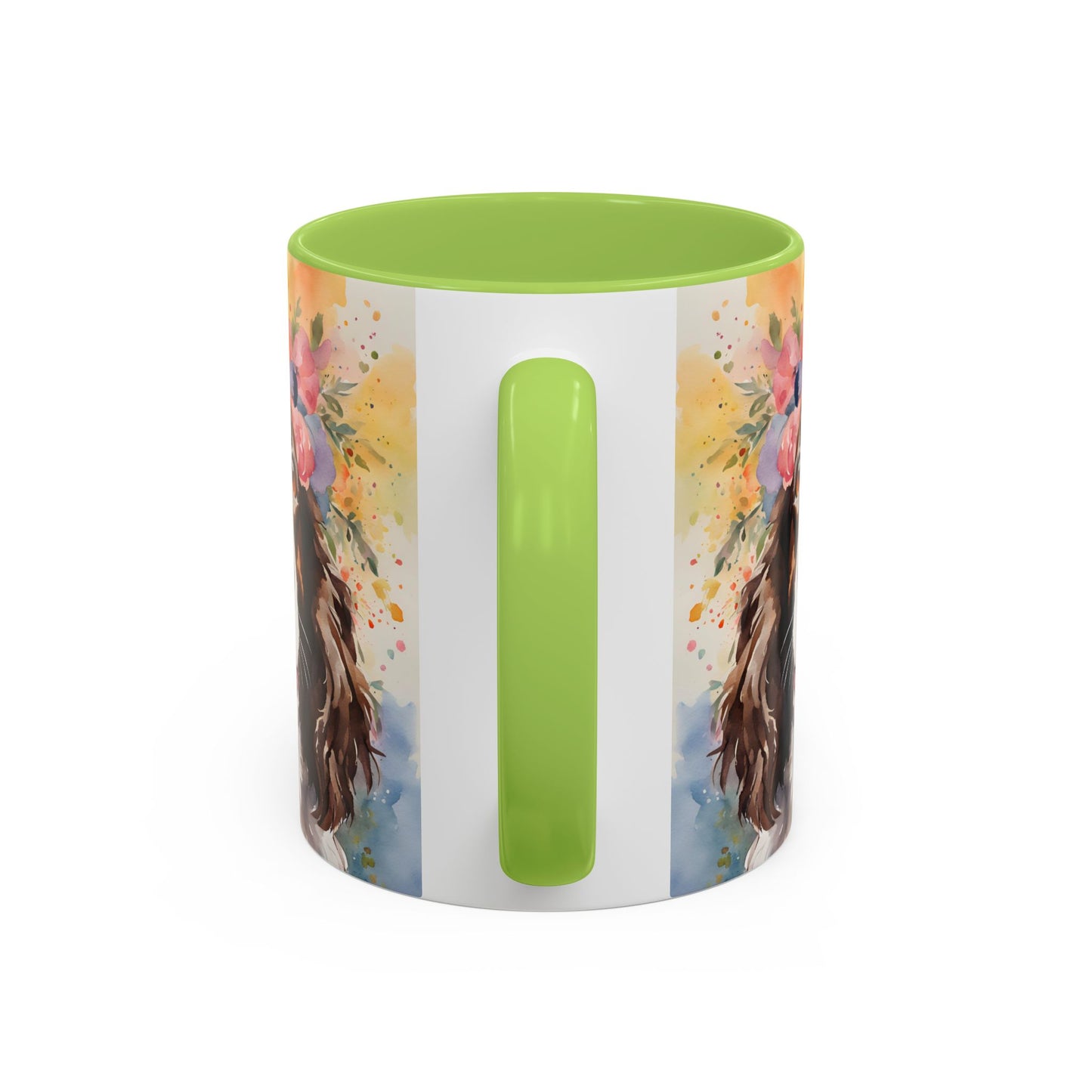 Springer Spaniel 03 Accent Coffee Mug - Dog Lover Gift