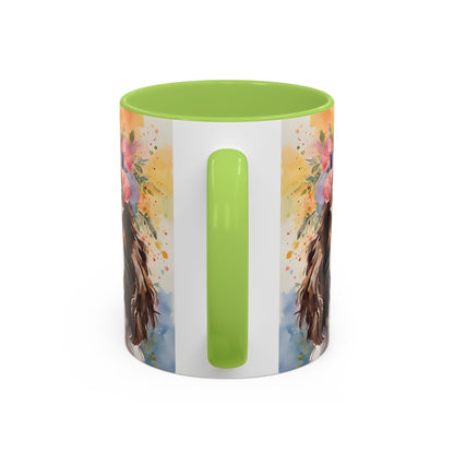 Springer Spaniel 03 Accent Coffee Mug - Dog Lover Gift