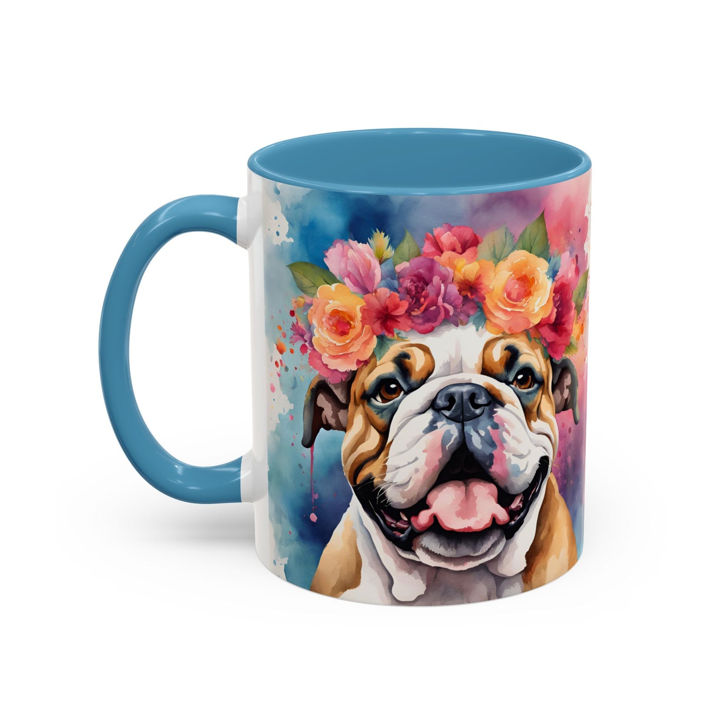 British Bulldog 01 Accent Coffee Mug - Dog Lover Gift