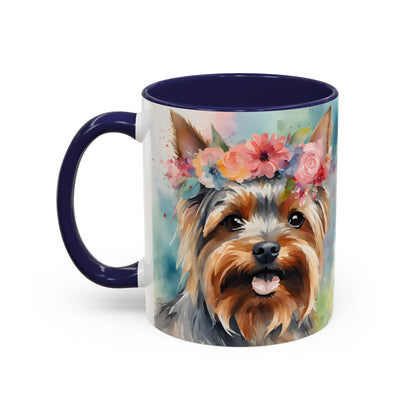 Yorkshire Terrier 04 Accent Coffee Mug - Dog Lover Gift