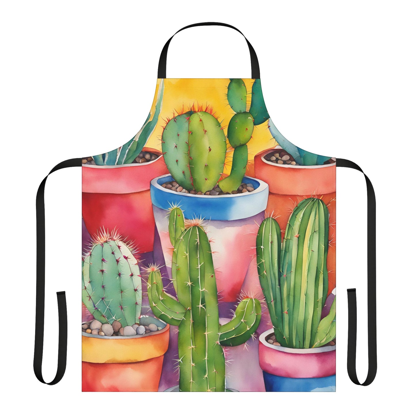 Multi Cacti 4 Adult Apron (AOP)