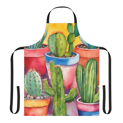 Multi Cacti 4 Adult Apron (AOP)