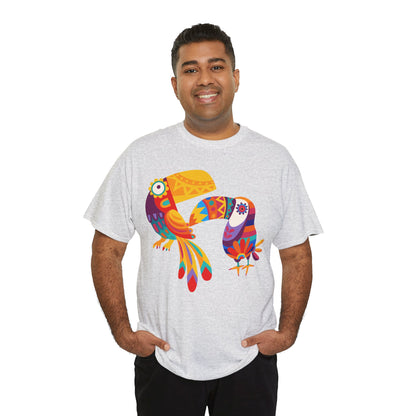 Jazzy birds 08 Unisex Heavy Cotton Tee
