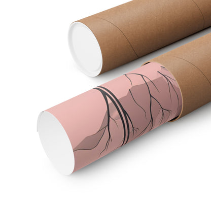 Lonely Forest Pink 20 Matte Square Posters