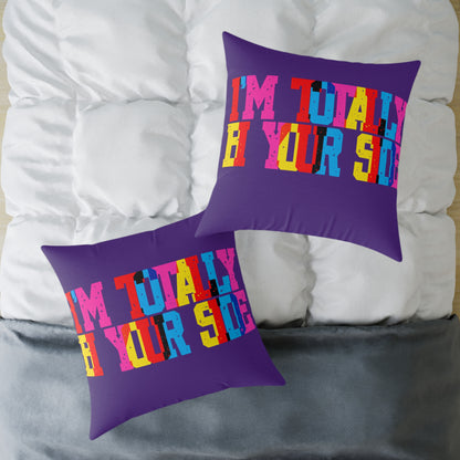 Totally Bi Your Side Poly Pillow
