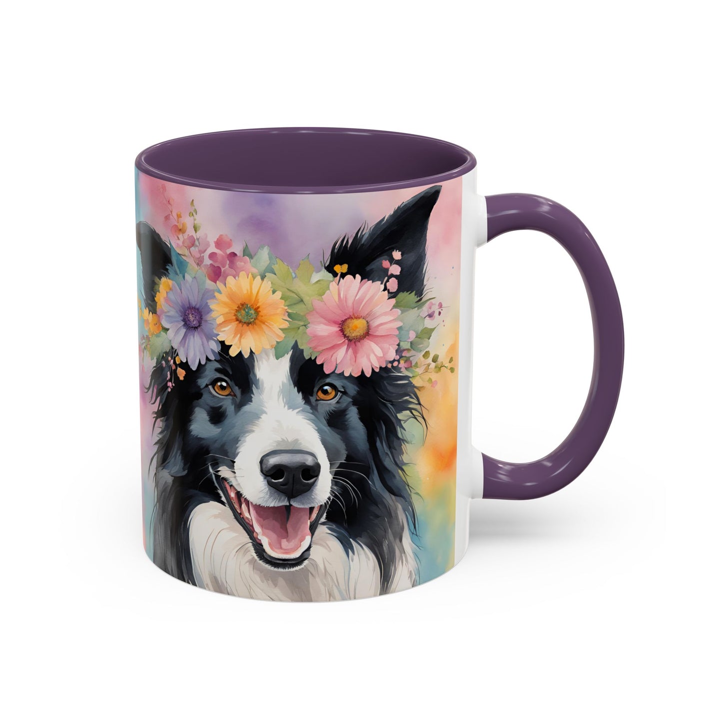 Border Collie 03 Accent Coffee Mug - Dog Lover Gift