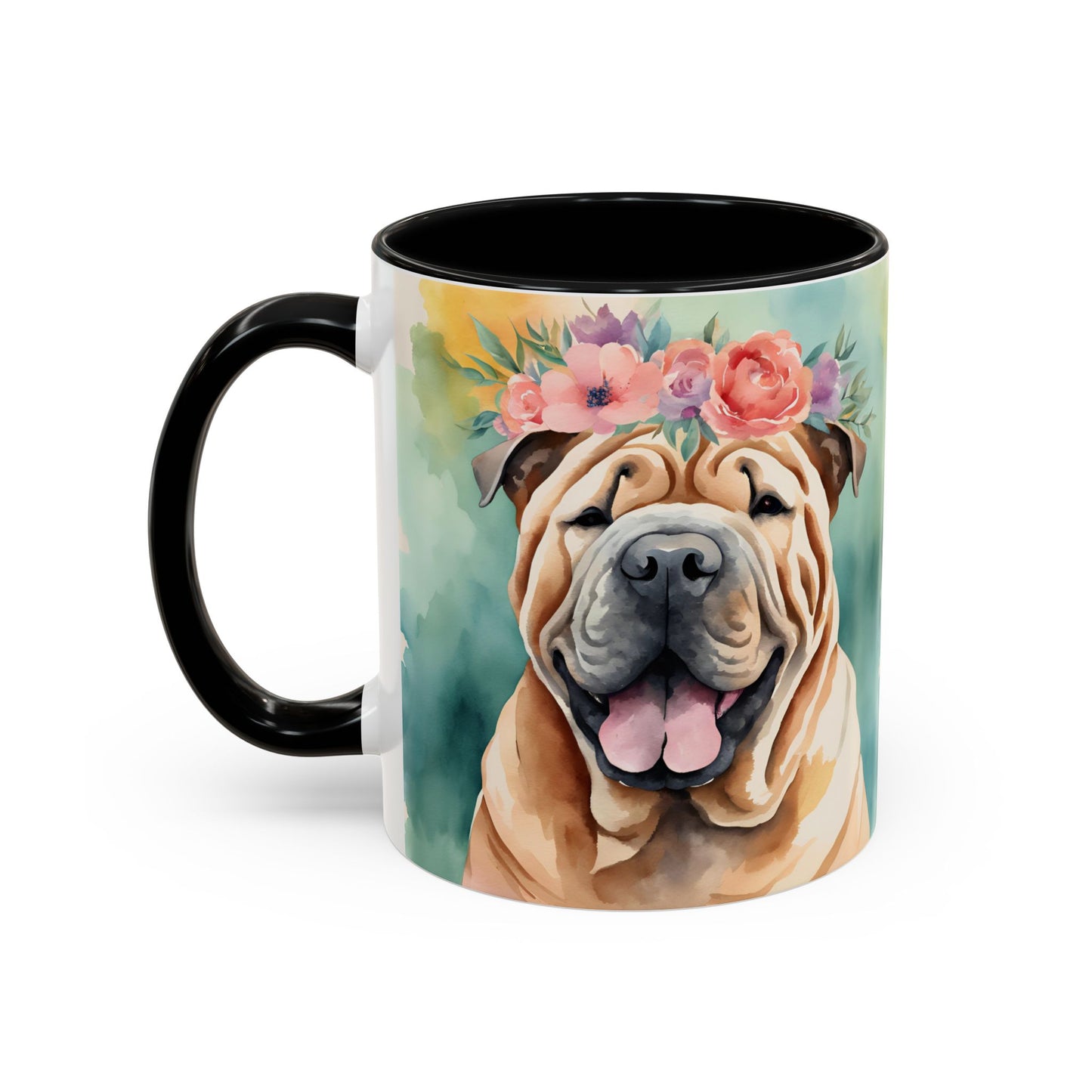 Shar Pei 01 Accent Coffee Mug - Dog Lover Gift