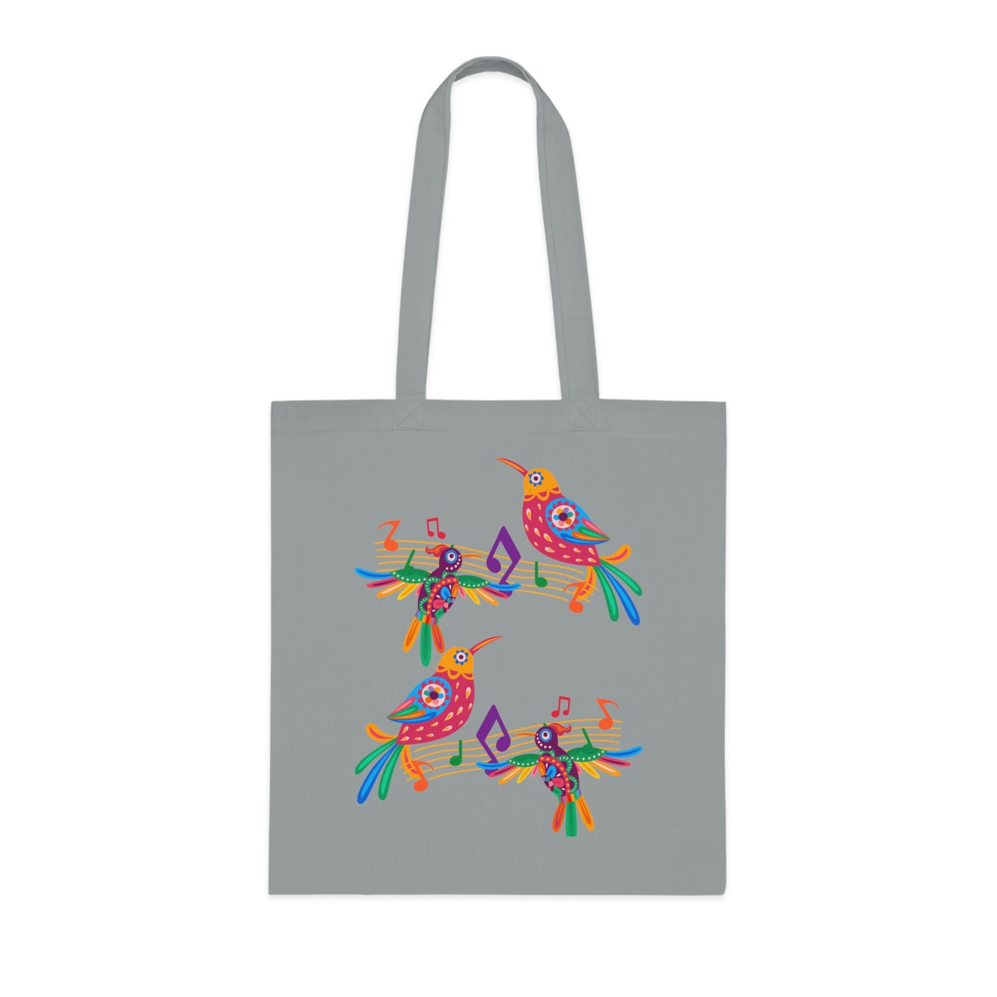 Funky birds 06 Cotton Tote