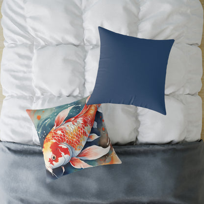 Koi Carp 04 Poly Pillow - Natures Beauty Design