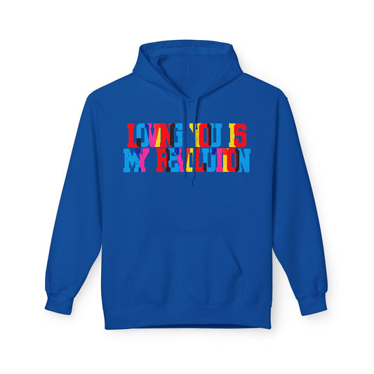 Loving You Is My Revolution Unisex Valentines Hoodie