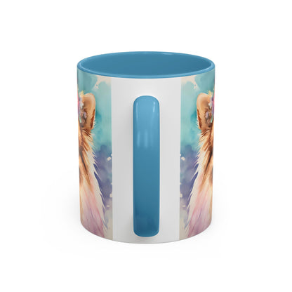 Pomeranian 03 Accent Coffee Mug - Dog Lover Gift
