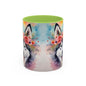 Husky 04 Accent Coffee Mug - Dog Lover Gift