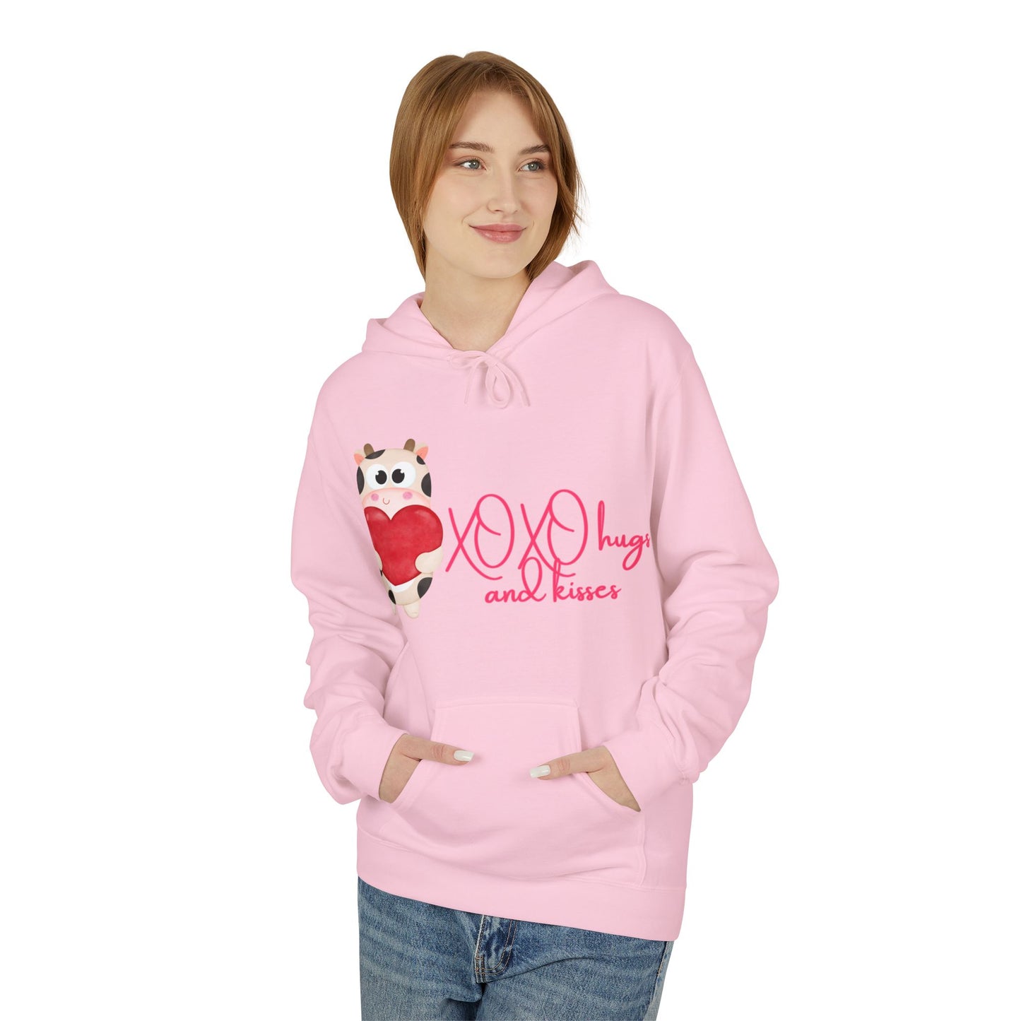 XOXO Hugs And Kisses Unisex Valentines Hoodie