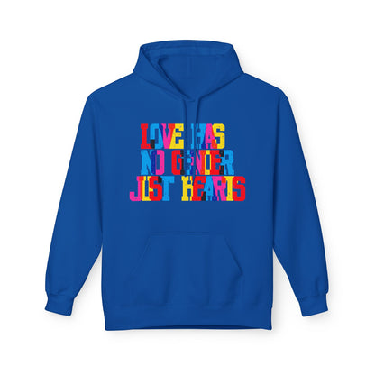 Love Has No Gender Just Hearts Unisex Valentines Hoodie