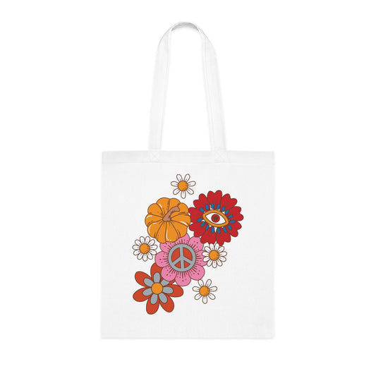 Flower power 12 Cotton Tote